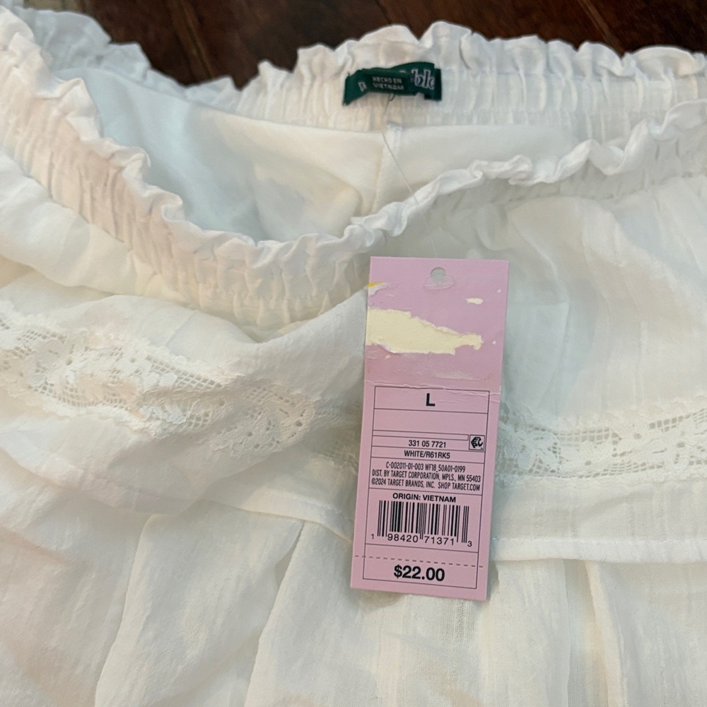 Wild fable White Ruffled Skirt - Picture 2 of 3